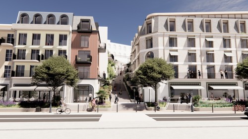Artists impression of Torbay's transformational Strand scheme